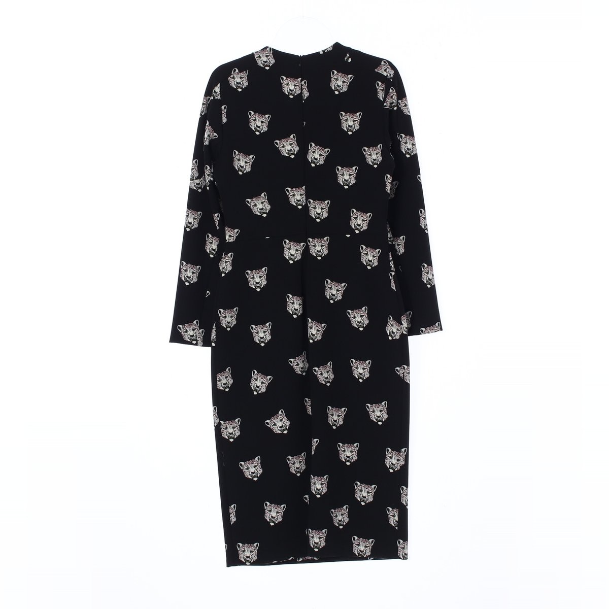 빔바이롤라 타이거 프린트 블랙 롱 원피스 이미지 4