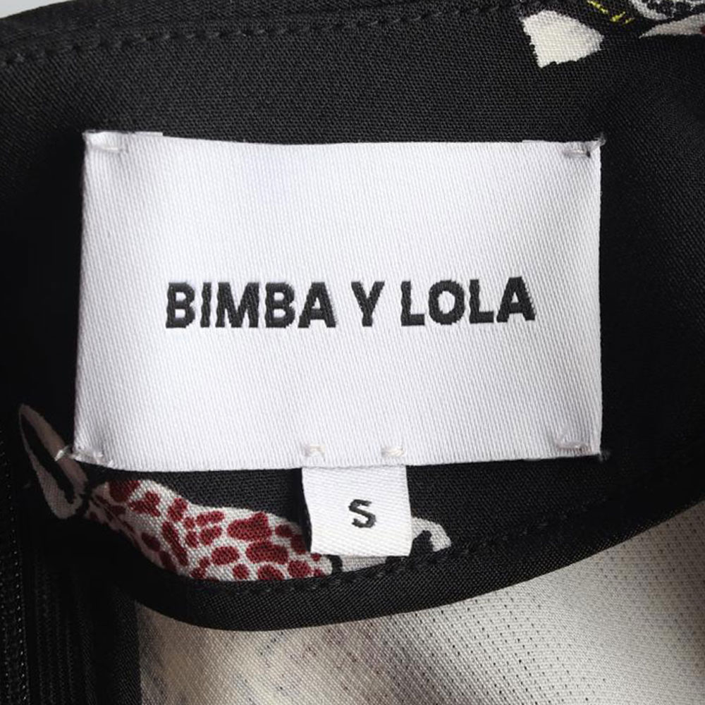 빔바이롤라 타이거 프린트 블랙 롱 원피스 이미지 5