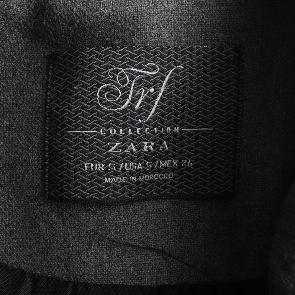 자라 그레이 지퍼 디테일 원버튼 테일러드재킷 이미지 6