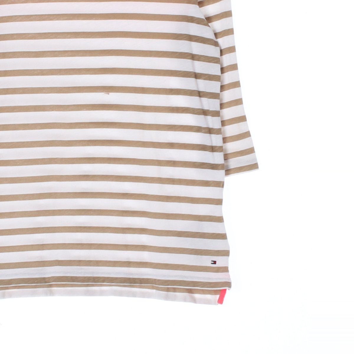 타미힐피거 오가닉코튼 스트라이프 7부 티셔츠 이미지 3