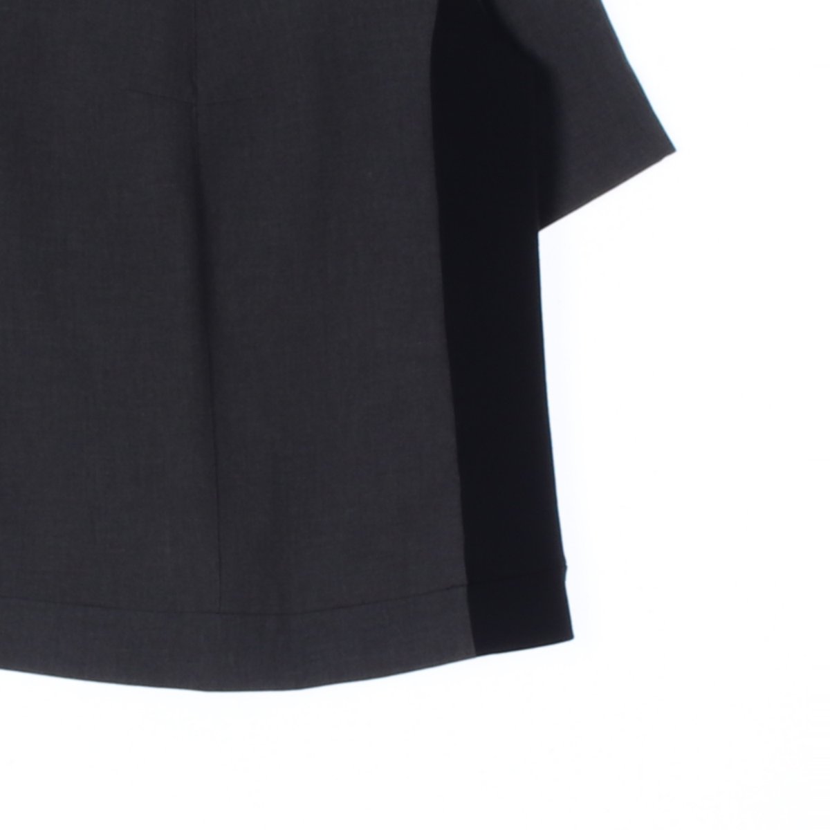 클럽모나코 그린 블랙 배색 반팔 블라우스 티셔츠 이미지 3