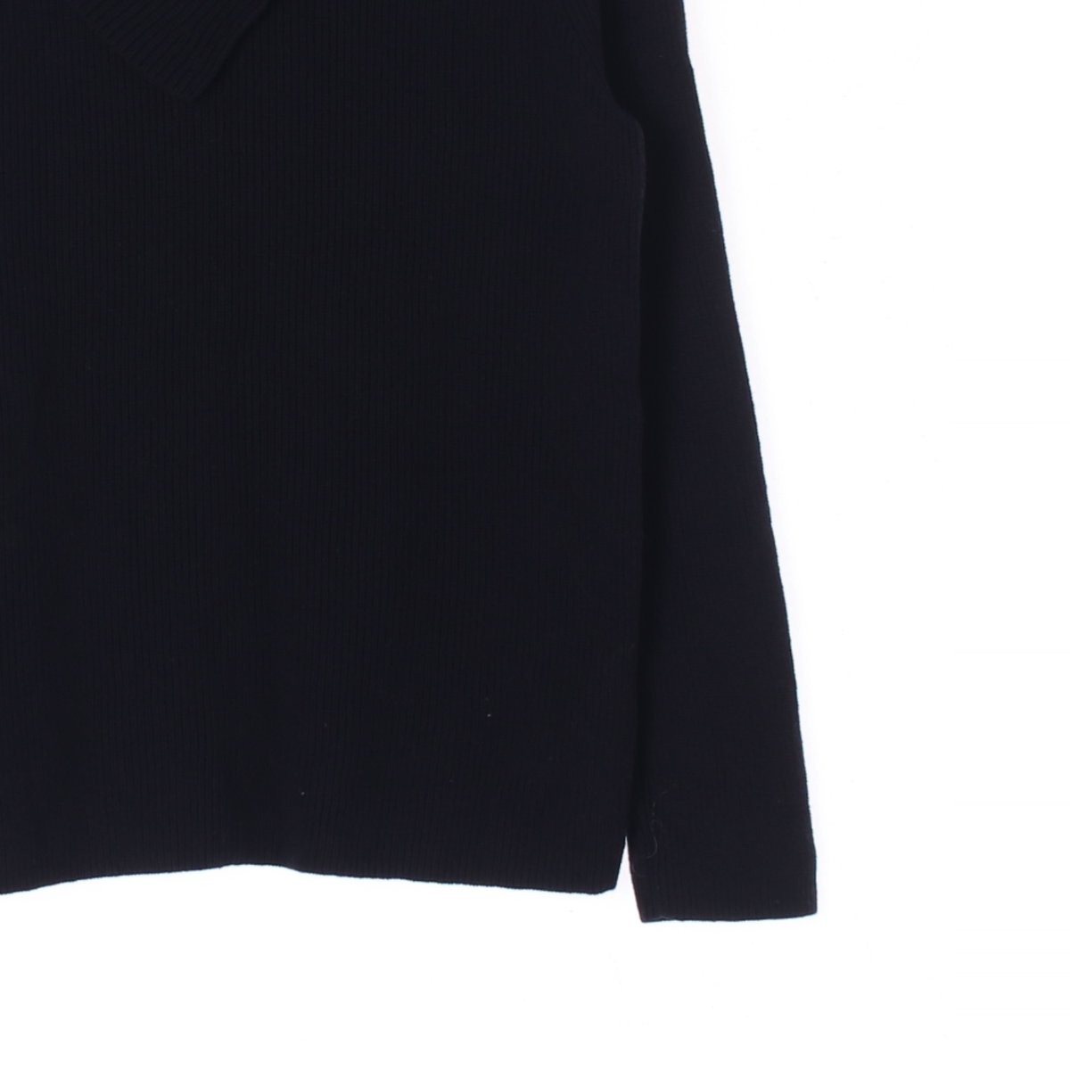 코스 사이드 버튼 목폴라 울 코튼 니트 스웨터 이미지 3