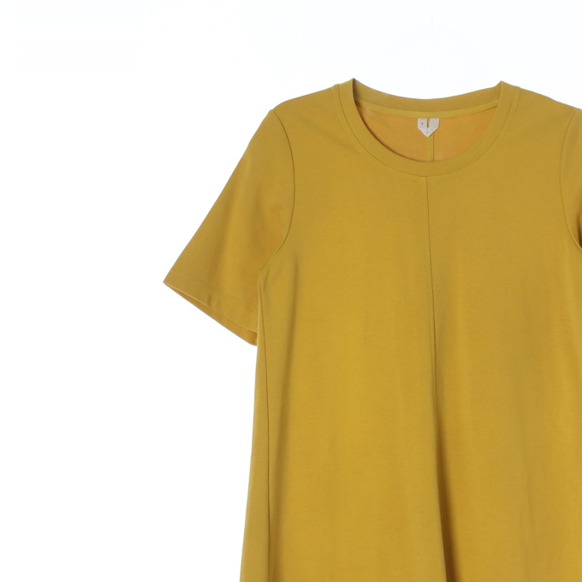 아르켓 옐로우 반팔 원피스 티셔츠 이미지 2