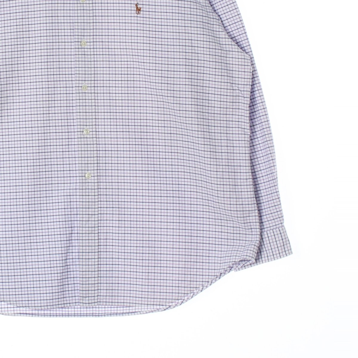 폴로 랄프 로렌 체크 야머스 옥스포드 셔츠 이미지 3