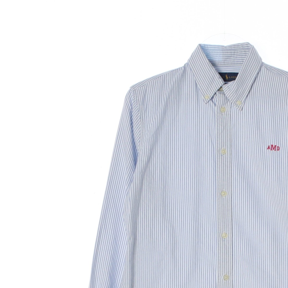 폴로 랄프 로렌 AMD 하늘 스트라이프 셔츠 이미지 2