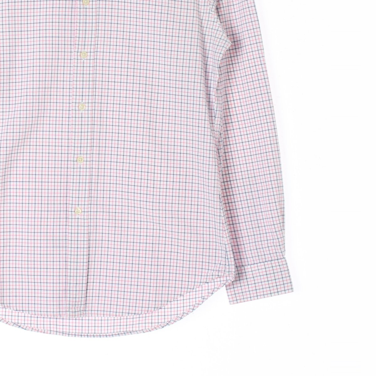 폴로 랄프 로렌 핑크 체크 슬림핏 셔츠 이미지 3