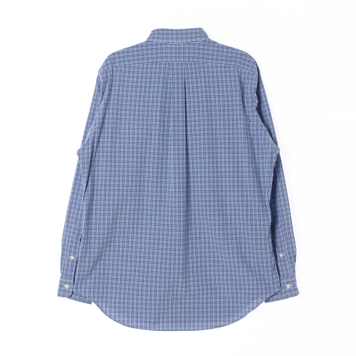 폴로 랄프 로렌 클래식핏 블루 체크 셔츠 이미지 4