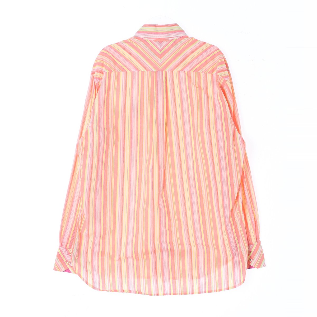 타미힐피거 다홍 핑크 스트라이프 셔츠 이미지 4