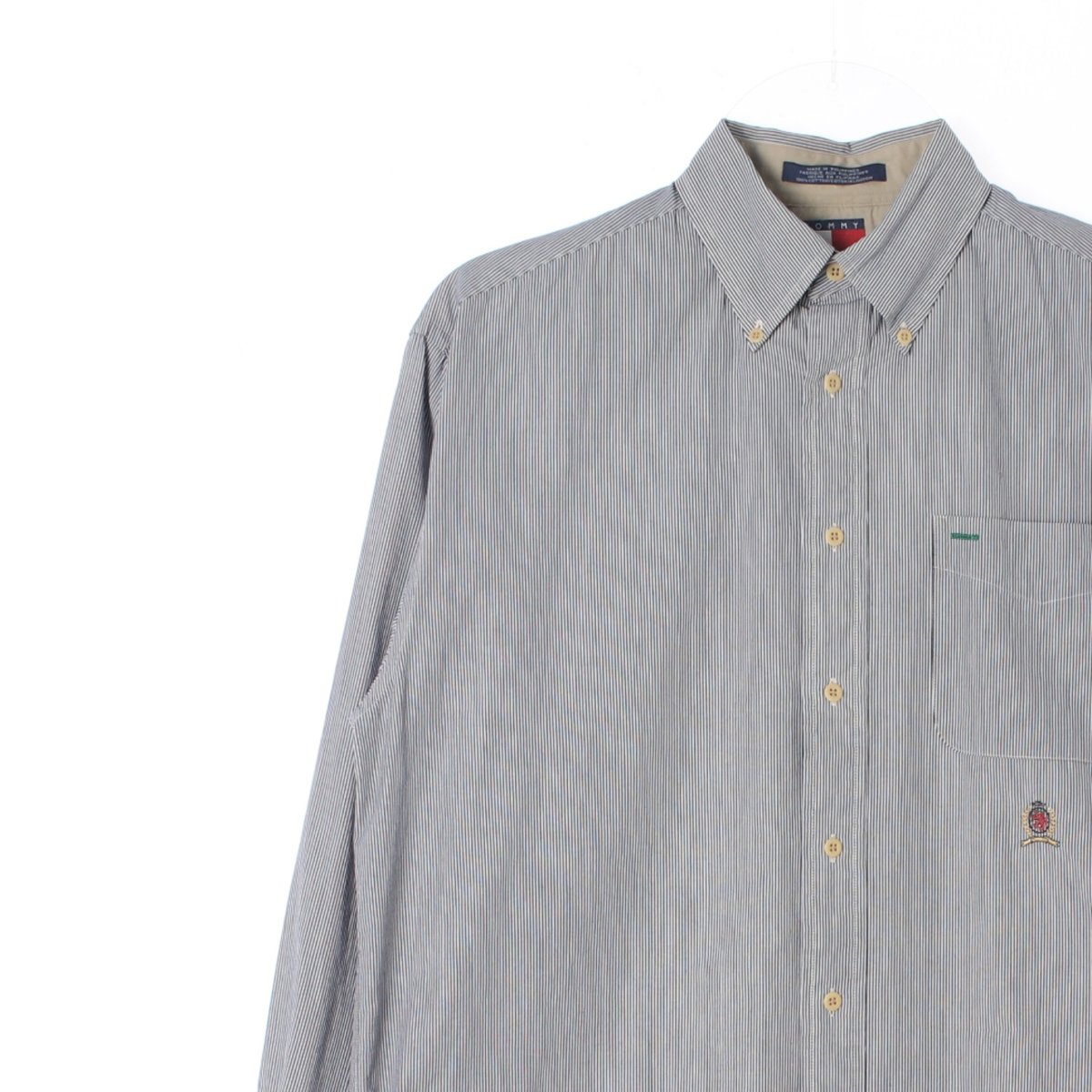 타미힐피거 스트라이프 패치 포켓 셔츠 이미지 2