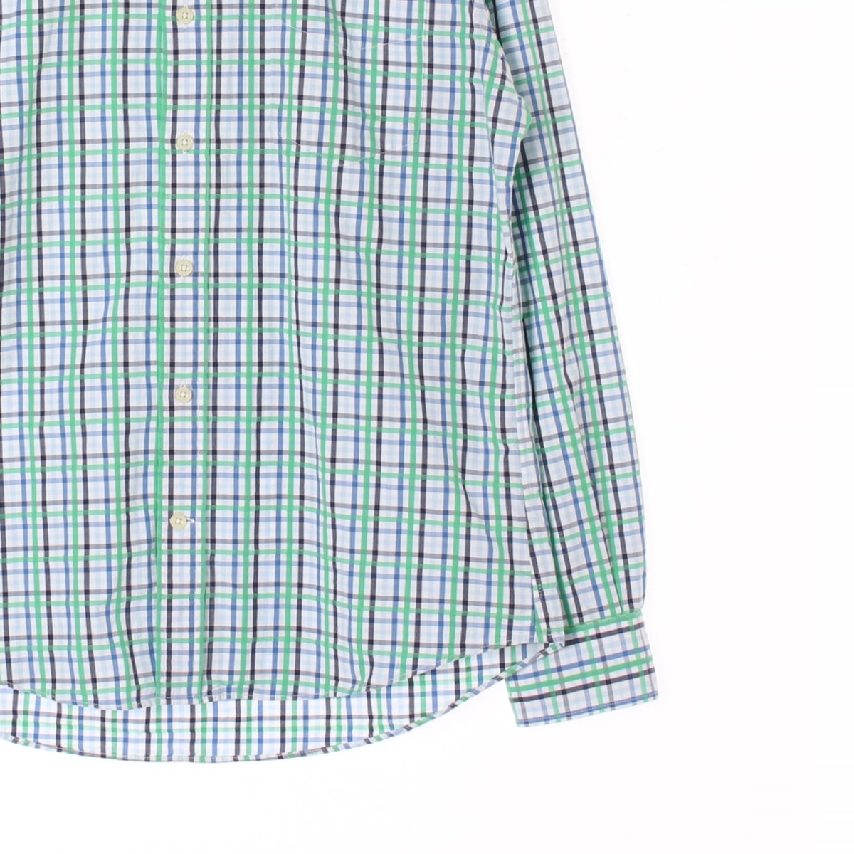 타미힐피거 그린 체크 커스텀핏 셔츠 이미지 3