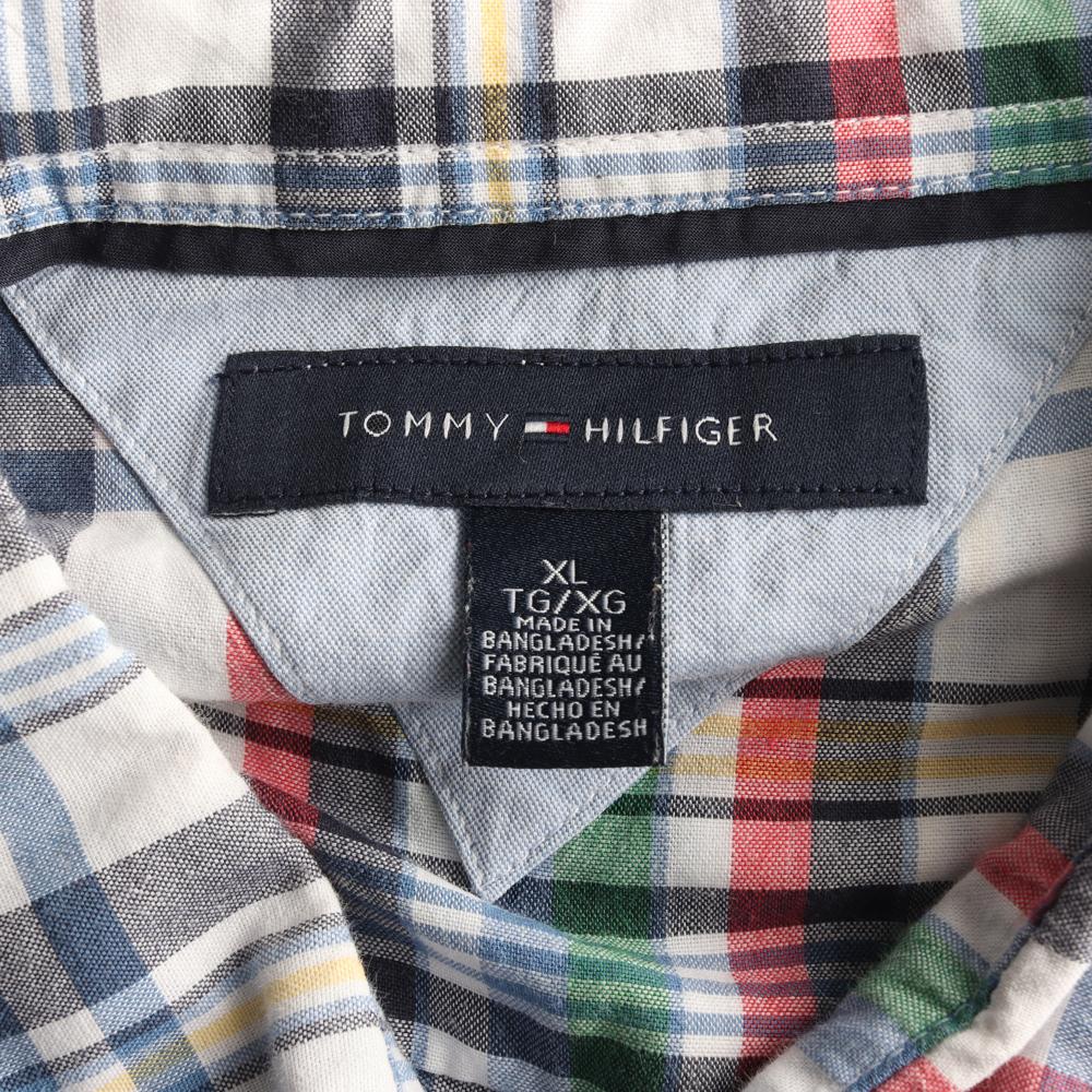 타미힐피거 블루 멀티 체크 포켓 셔츠 이미지 5