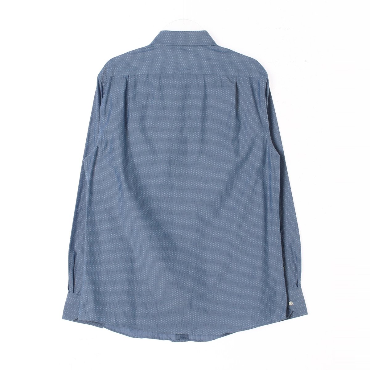 타미힐피거 블루 잔패턴 와이 셔츠 이미지 4