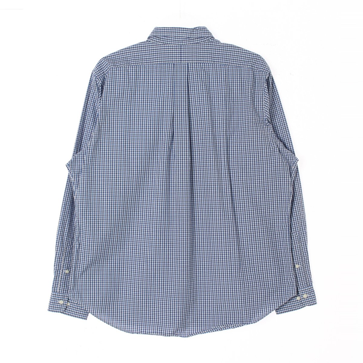 폴로 랄프 로렌 클래식핏 블루 체크 셔츠 이미지 4