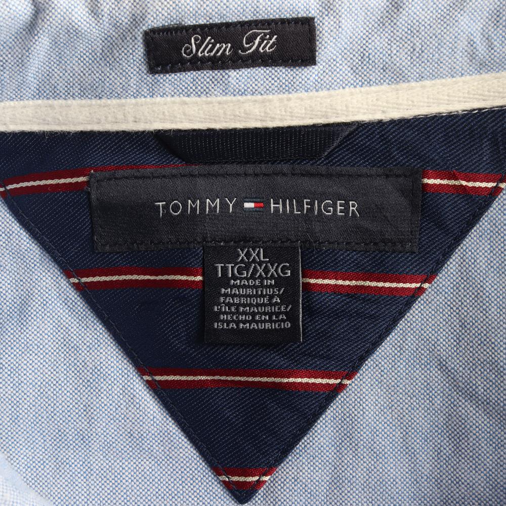 타미힐피거 핑크 체크 더블 포켓 셔츠 이미지 5