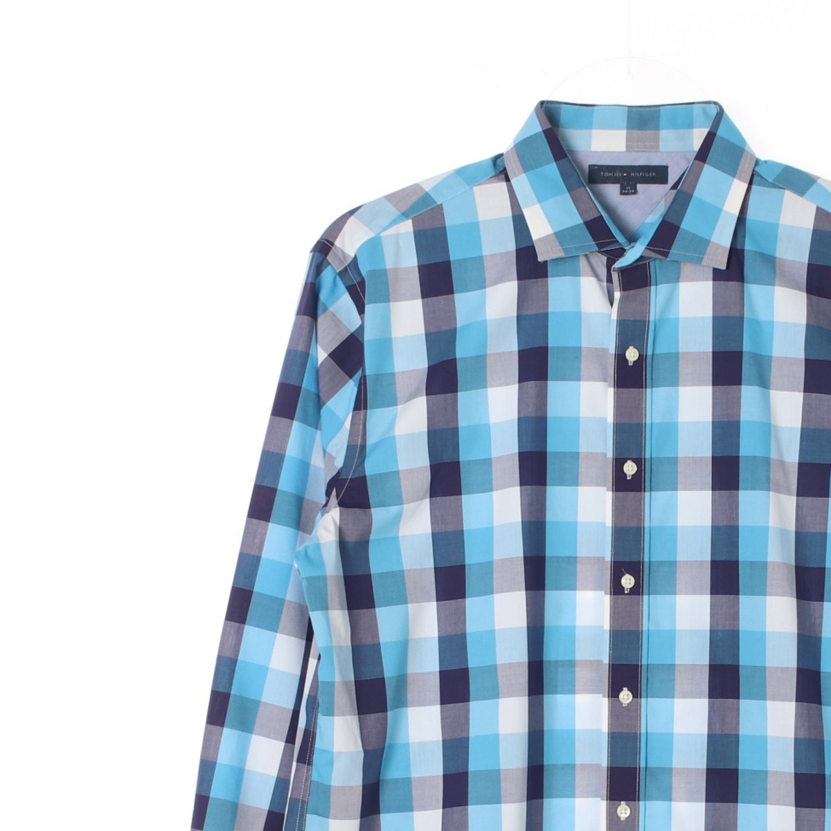타미힐피거 민트 체크 와이셔츠 이미지 2