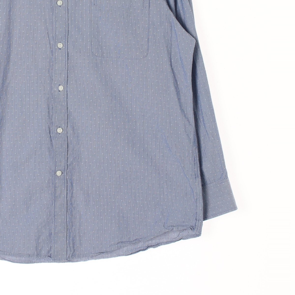 타미힐피거 블루 스트라이프 잔패턴 레귤러핏 셔츠 이미지 3