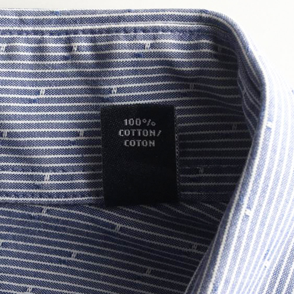 타미힐피거 블루 스트라이프 잔패턴 레귤러핏 셔츠 이미지 6