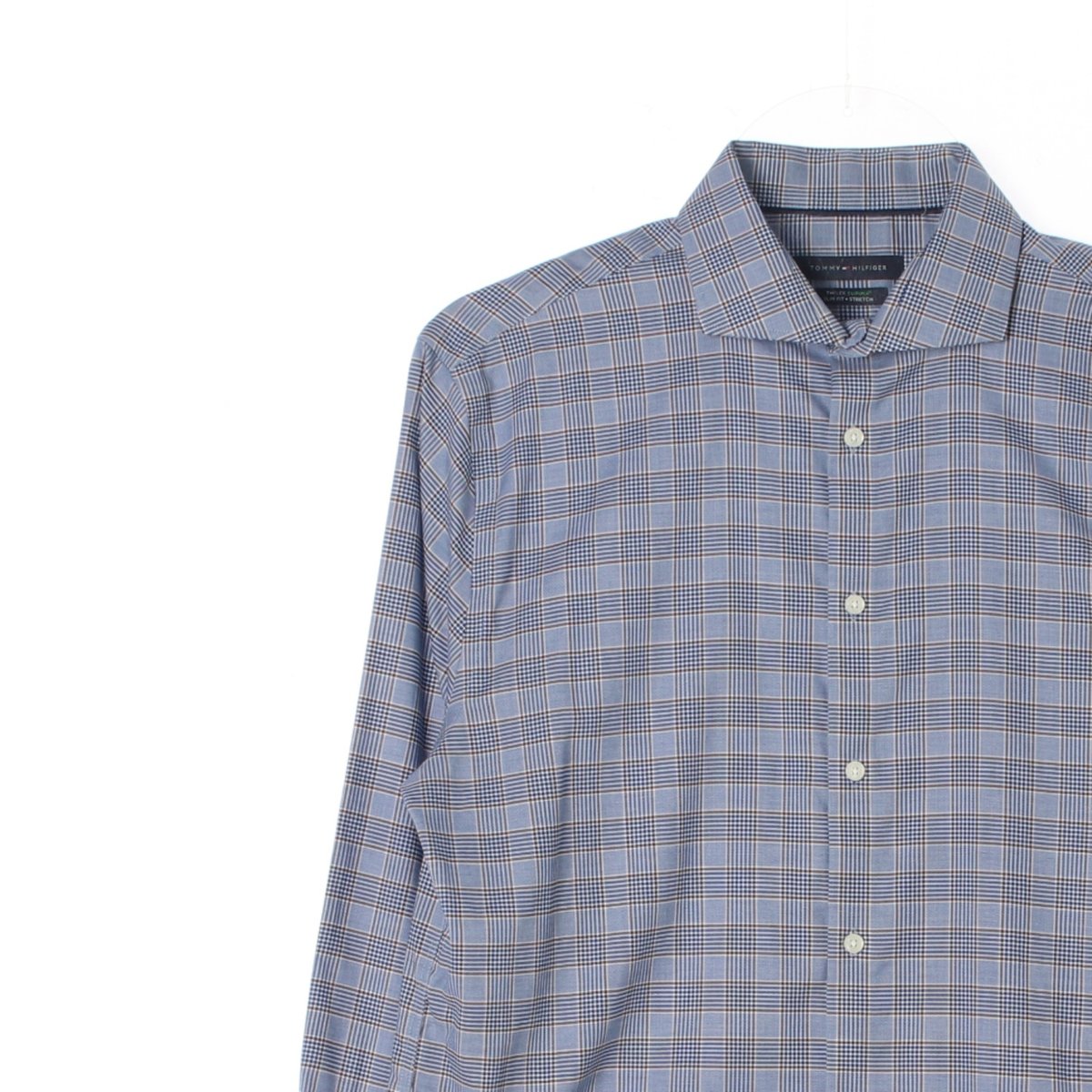 타미힐피거 수피마 슬림핏 스트레치 체크 와이셔츠 이미지 2