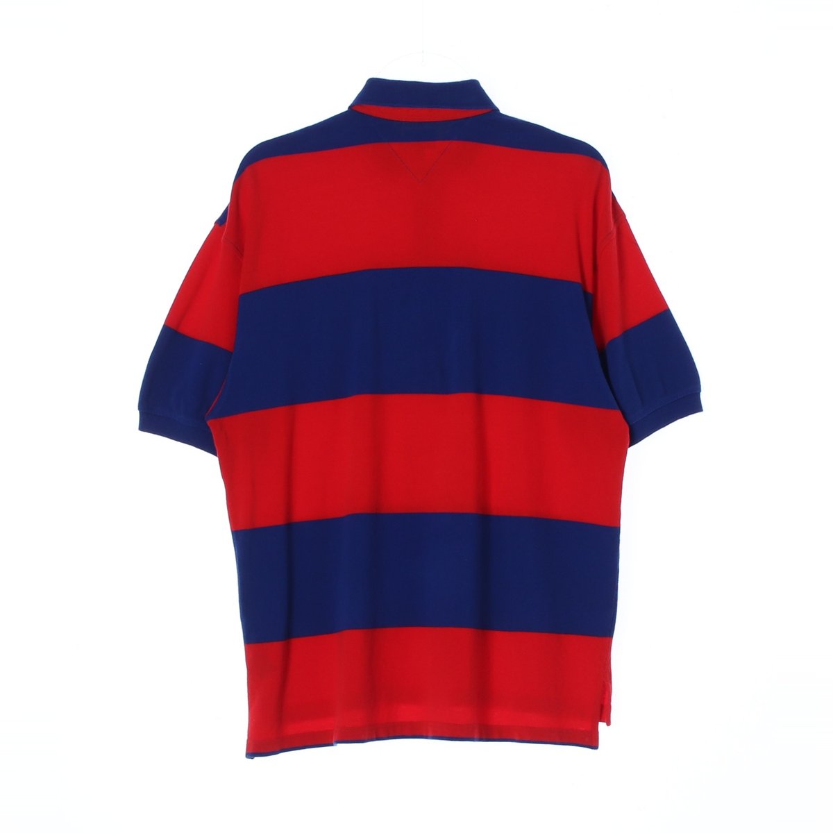타미힐피거 레드 블루 폴로 반팔 럭비 티셔츠 이미지 4