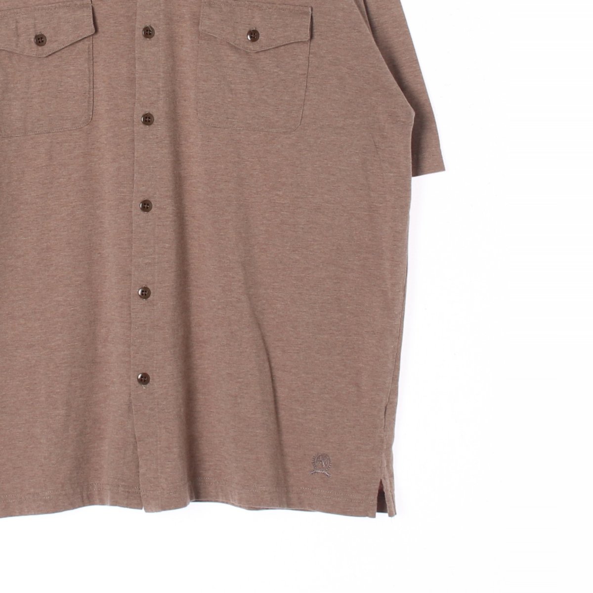 타미힐피거 브라운 포켓 코튼 셔츠 티셔츠 이미지 3