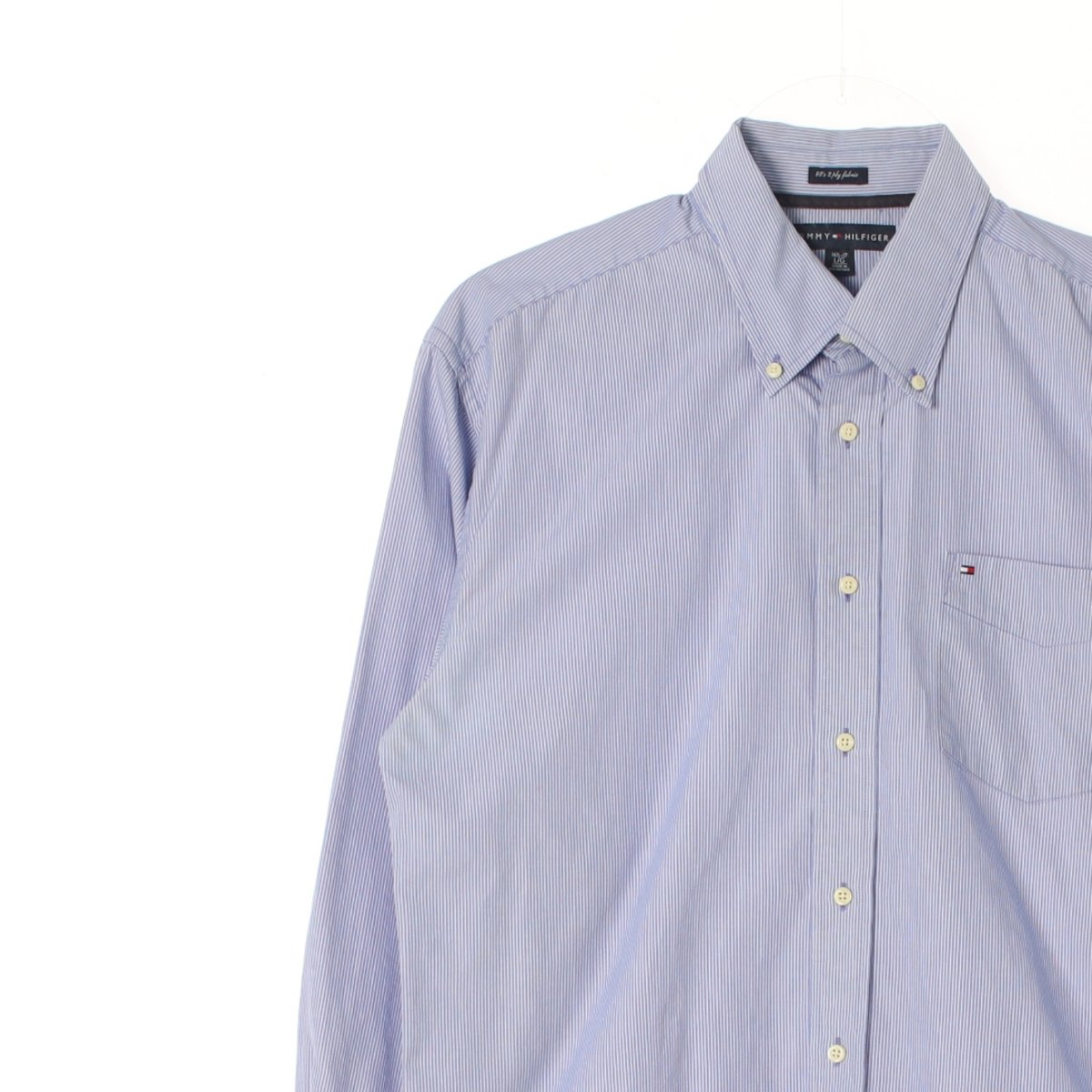 타미힐피거 스카이블루 포켓 80's 셔츠 이미지 2
