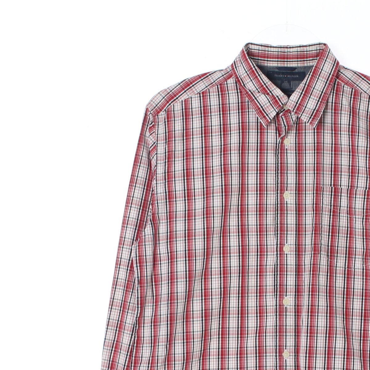 타미힐피거 레드 체크 80's 셔츠 이미지 2