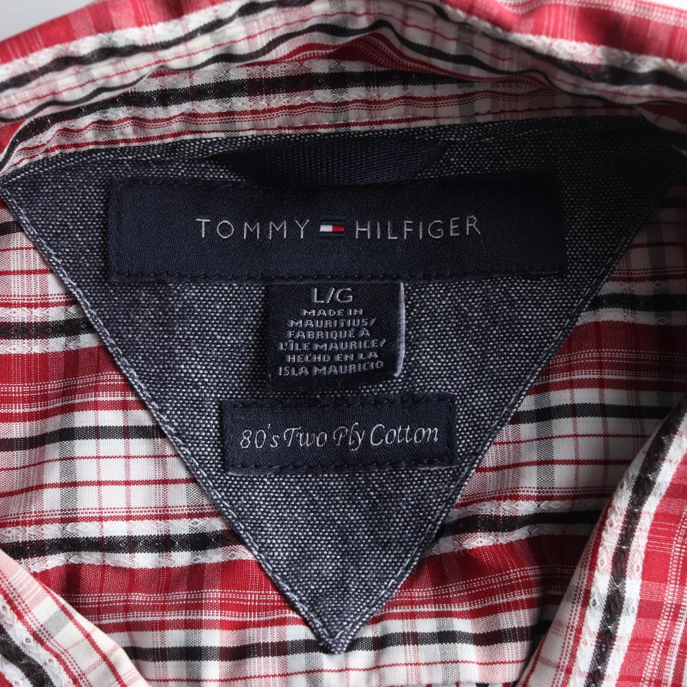 타미힐피거 레드 체크 80's 셔츠 이미지 5
