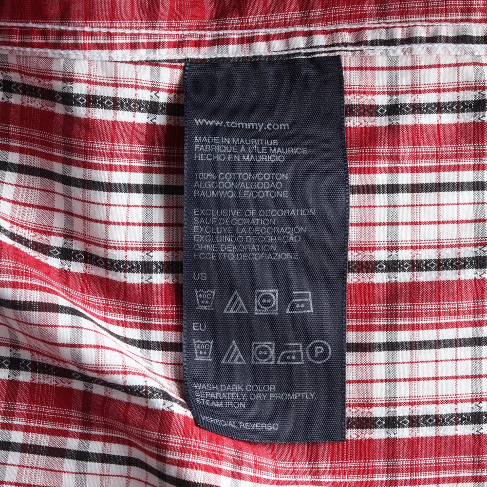 타미힐피거 레드 체크 80's 셔츠 이미지 6