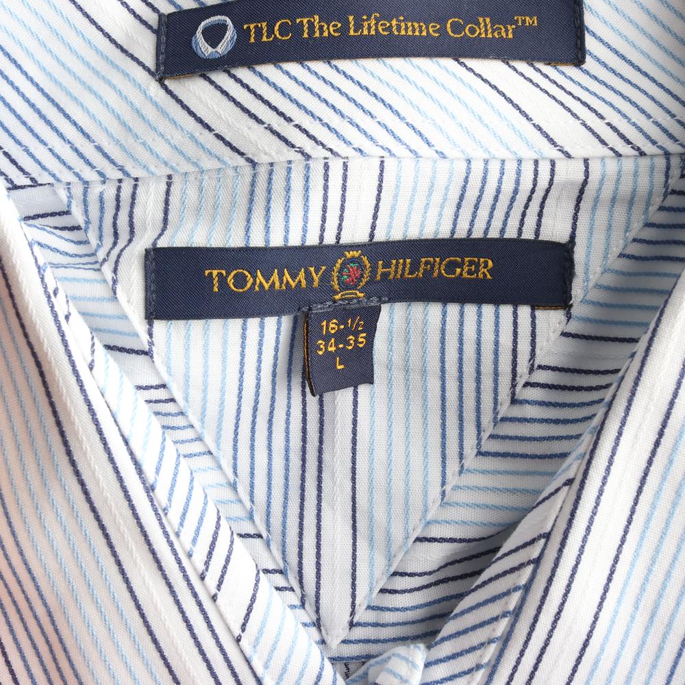 타미힐피거 블루 스트라이프 TLC 긴소매 셔츠 이미지 5