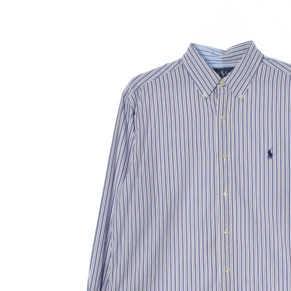폴로 랄프 로렌 클래식핏 블루 스트라이프 셔츠 이미지 2