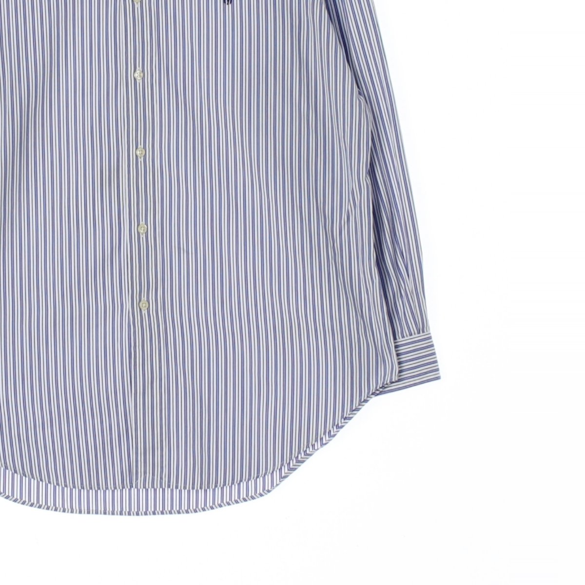 폴로 랄프 로렌 클래식핏 블루 스트라이프 셔츠 이미지 3