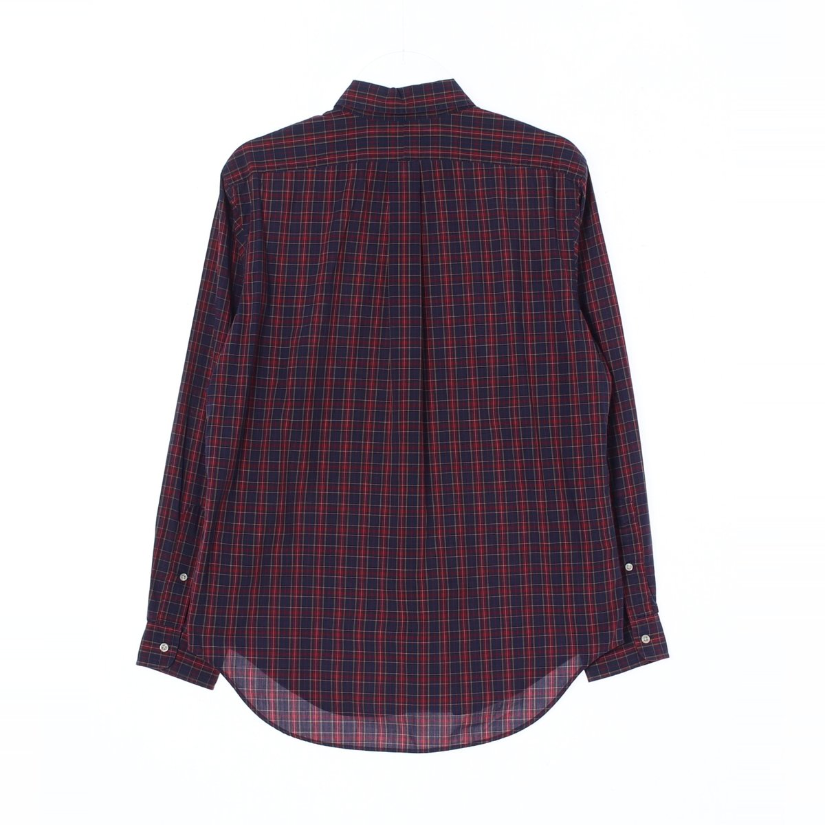 폴로 랄프 로렌 레드 네이비 체크 클래식핏 셔츠 이미지 4