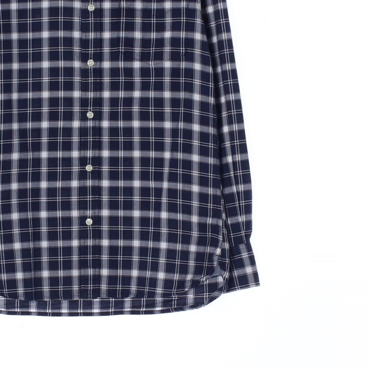 타미힐피거 네이비 체크 커스텀핏 셔츠 이미지 3
