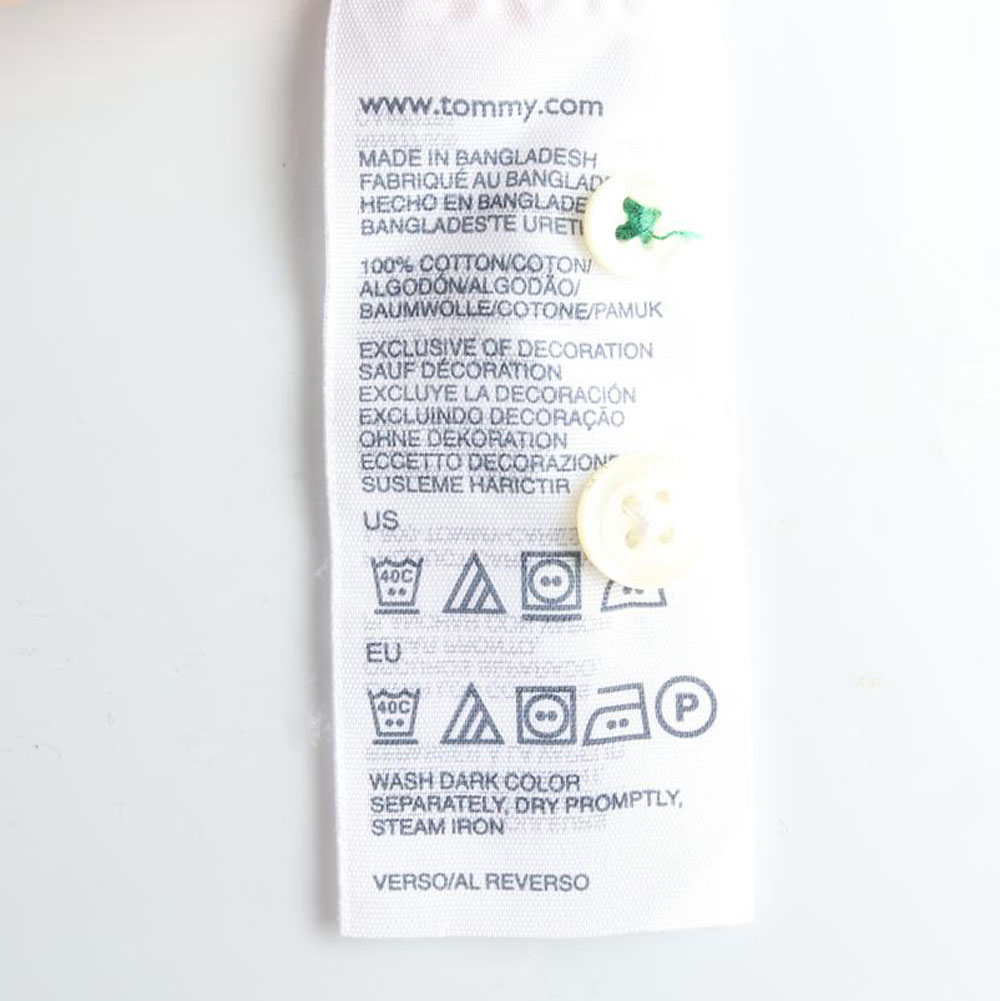 타미힐피거 네이비 체크 커스텀핏 셔츠 이미지 6