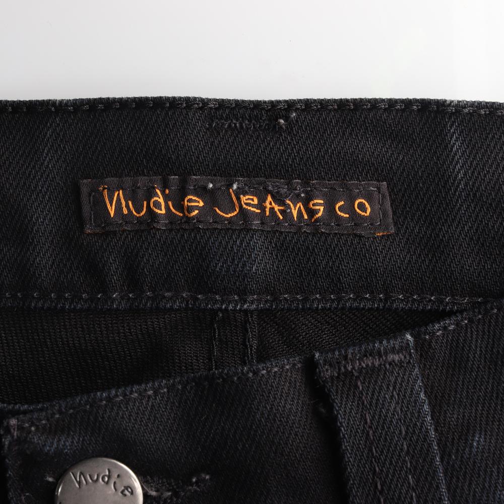 누디진 블랙진 일자핏 데님 청바지 이미지 5