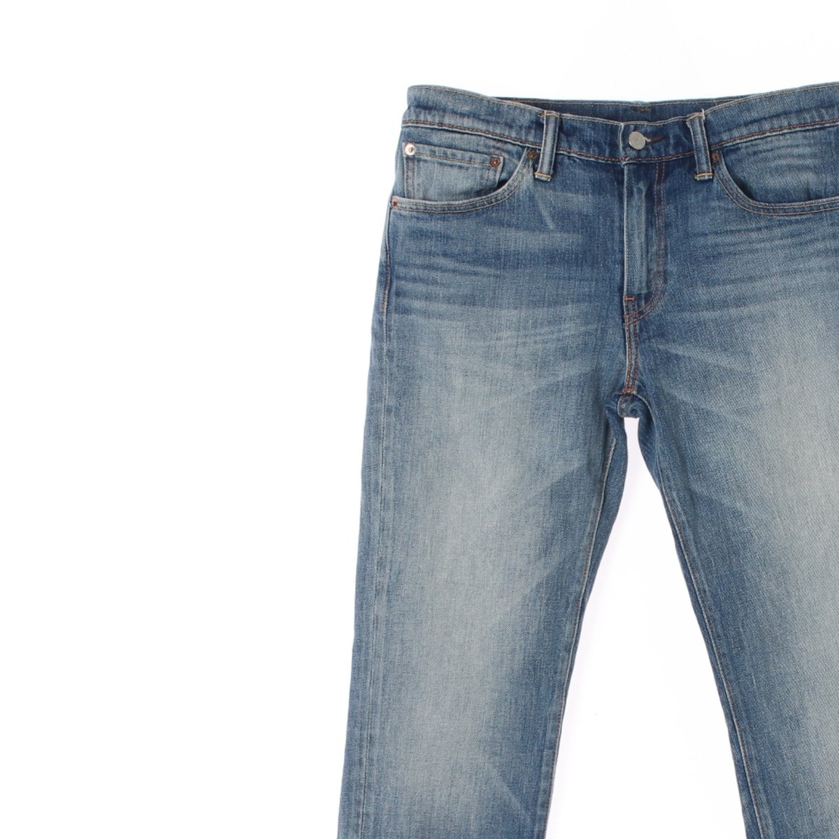 리바이스511 워싱 데님 진 청바지 이미지 2