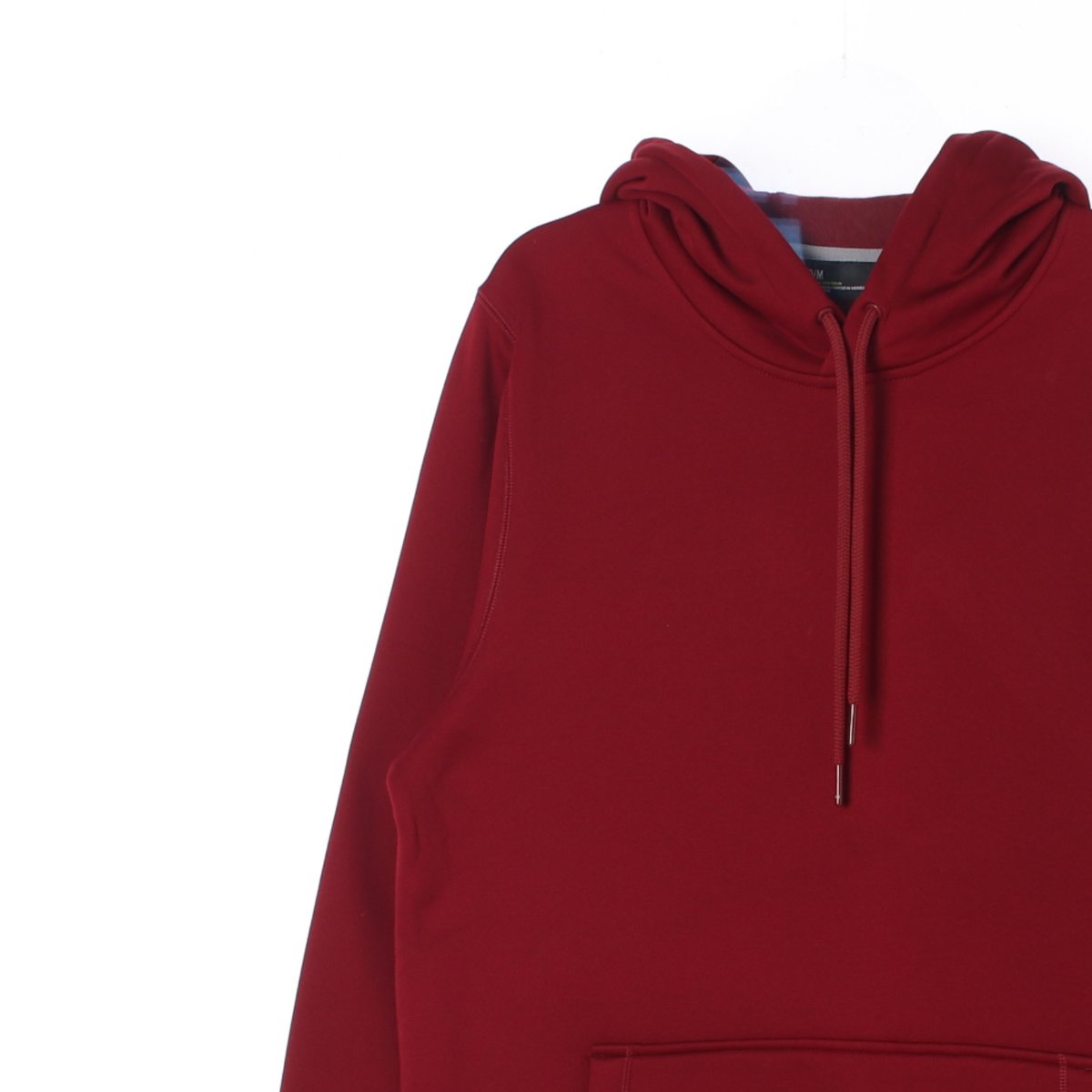 언더 아머 레드 기모 후드 티셔츠 이미지 2