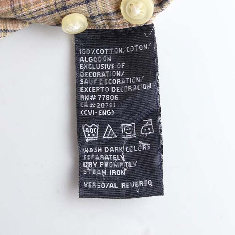 타미힐피거 브라운 잔체크 반팔 셔츠 이미지 6