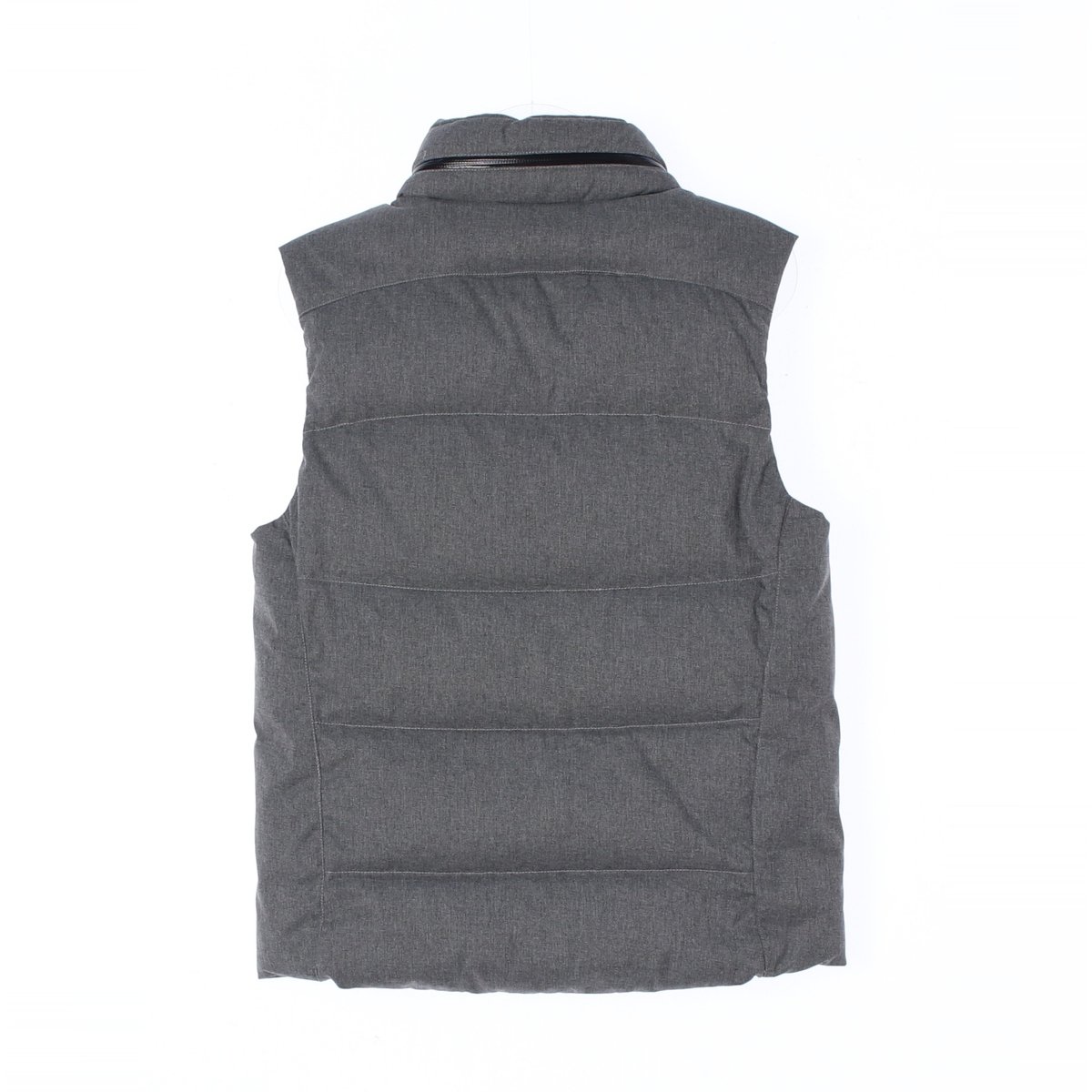 아디다스 그레이 후드 다운 패딩조끼 이미지 5