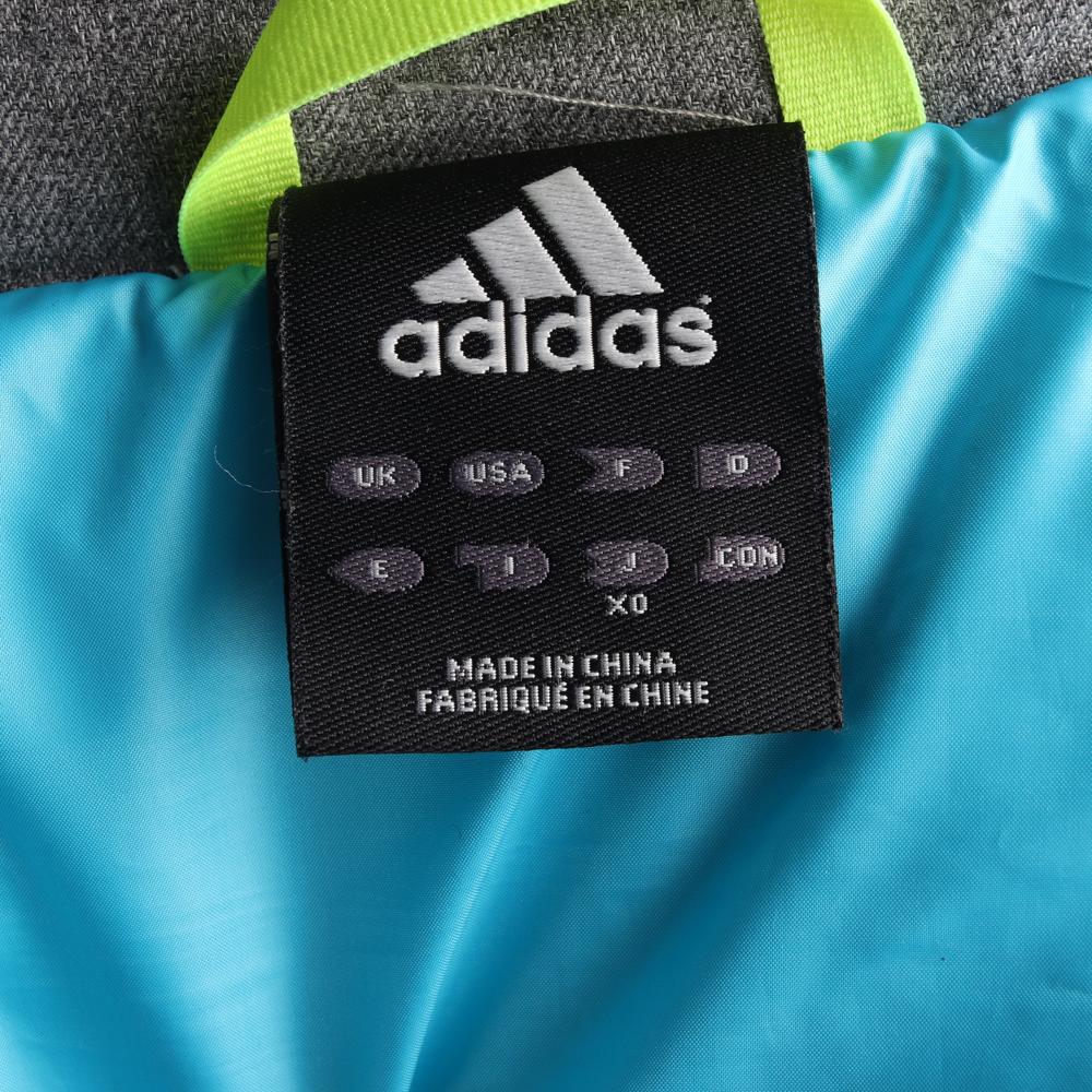 아디다스 그레이 후드 다운 패딩조끼 이미지 6