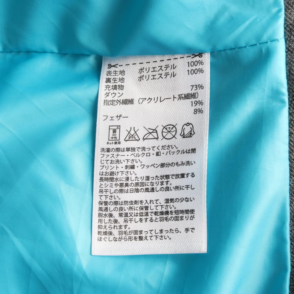 아디다스 그레이 후드 다운 패딩조끼 이미지 7