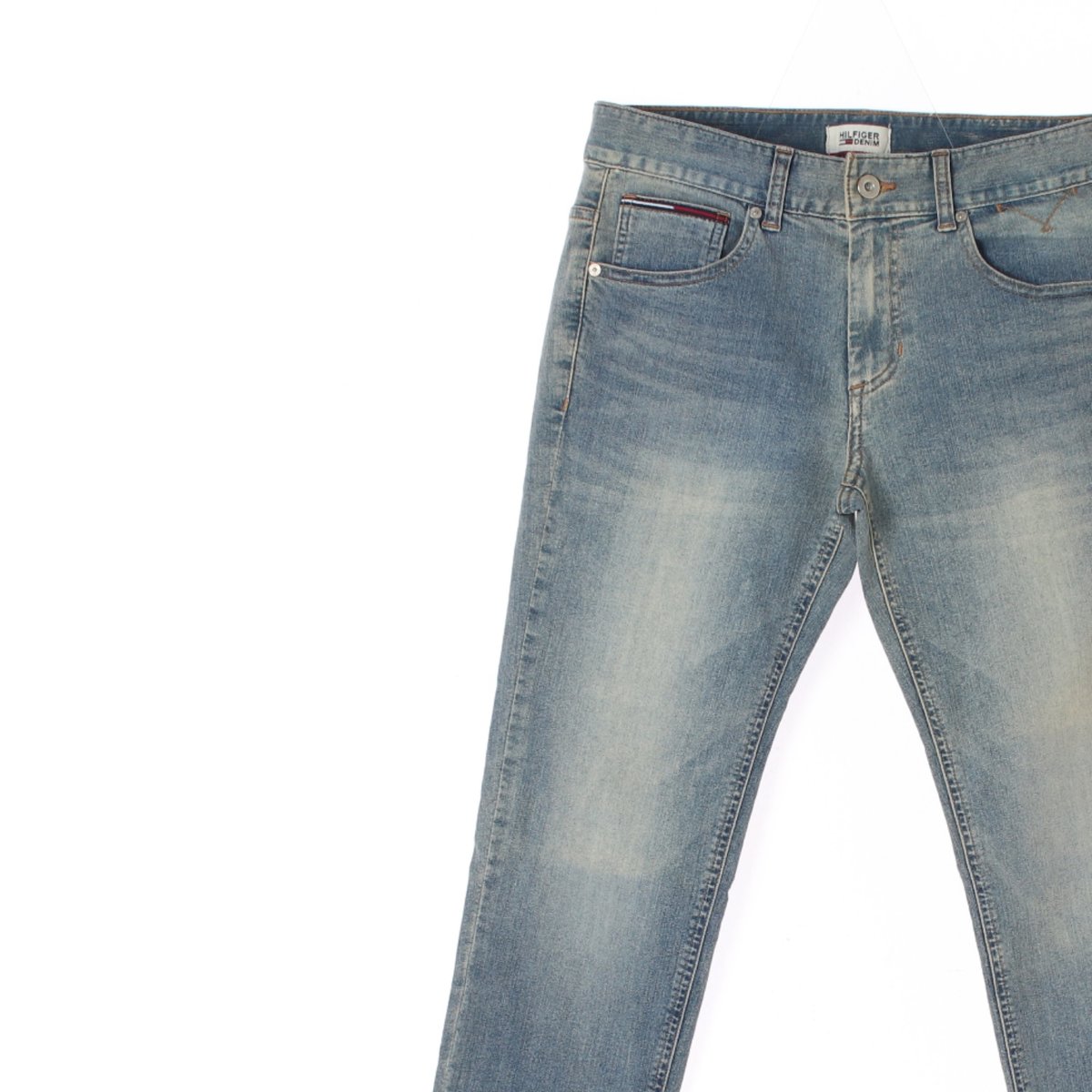 타미힐피거 연청 워싱 데님 진 청바지 이미지 2