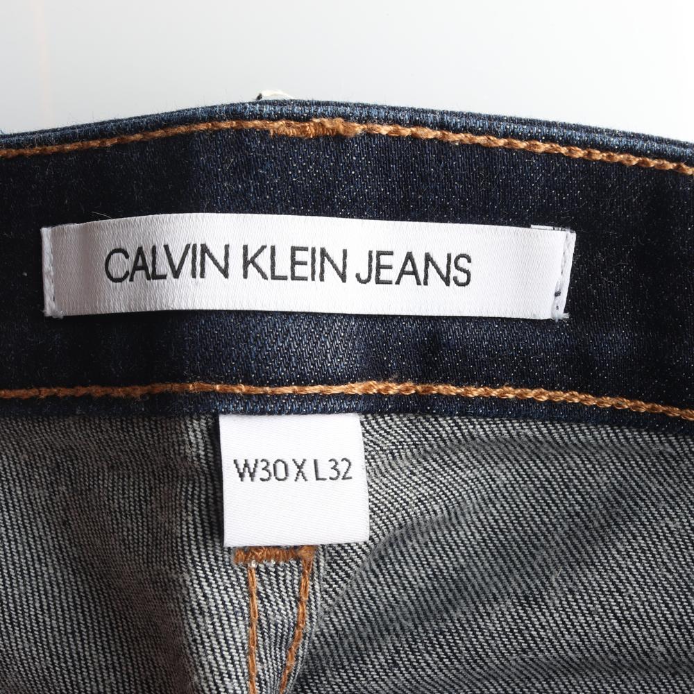 캘빈클라인 진 진청 생지 슬림핏 데님 청바지 이미지 5