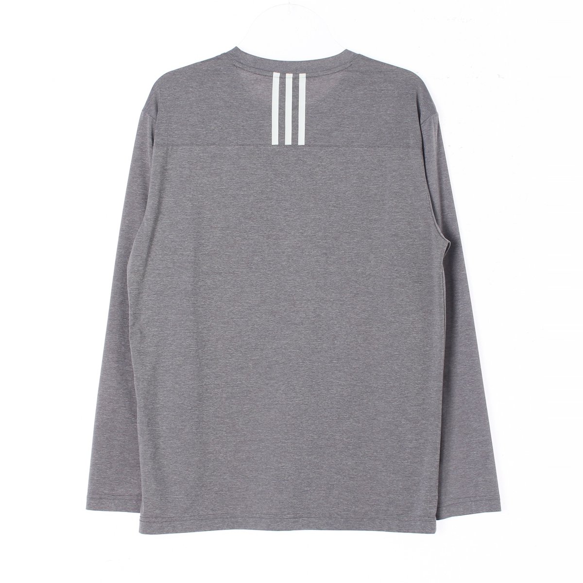 아디다스 그레이 기능성 긴팔 라운드 티셔츠 이미지 4