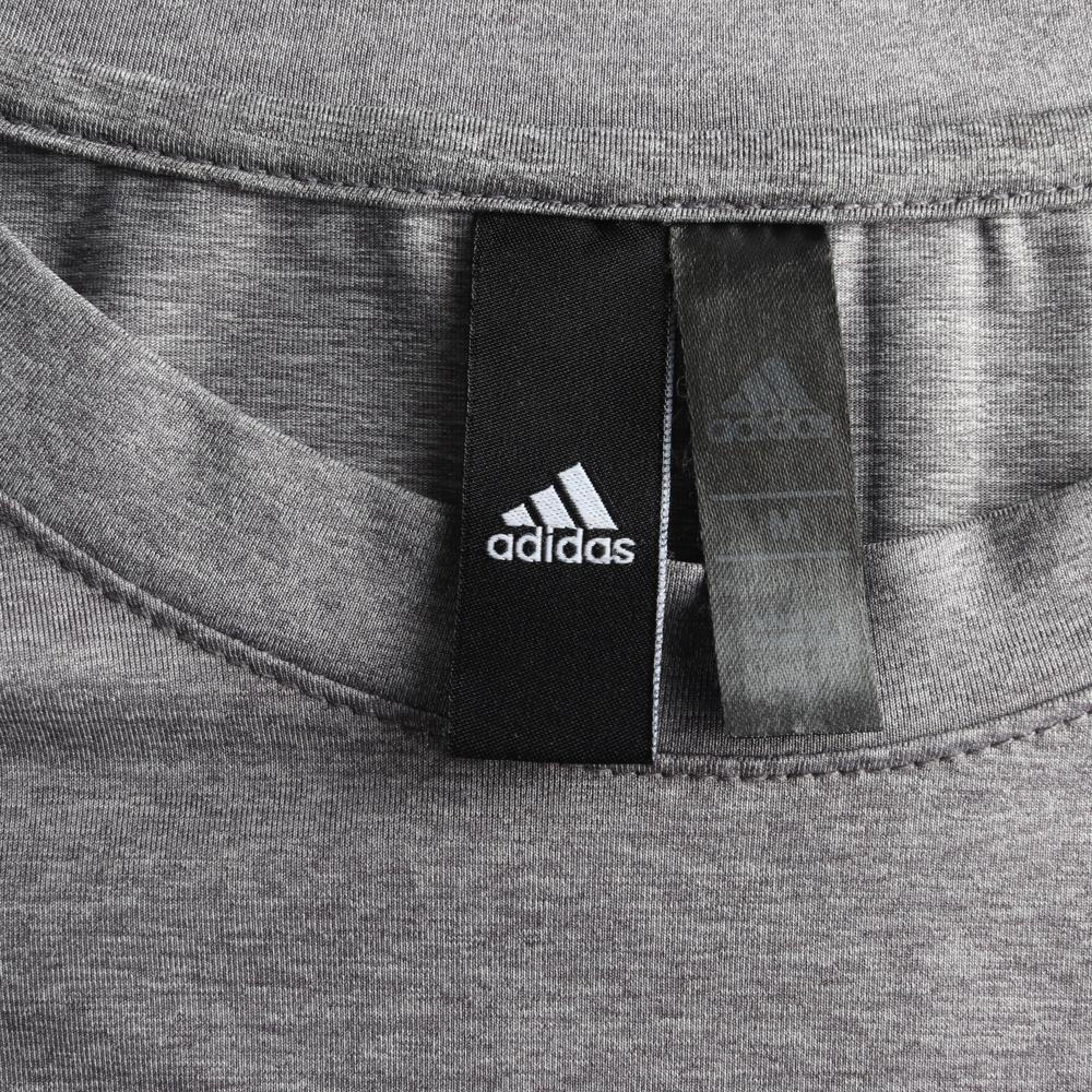 아디다스 그레이 기능성 긴팔 라운드 티셔츠 이미지 5