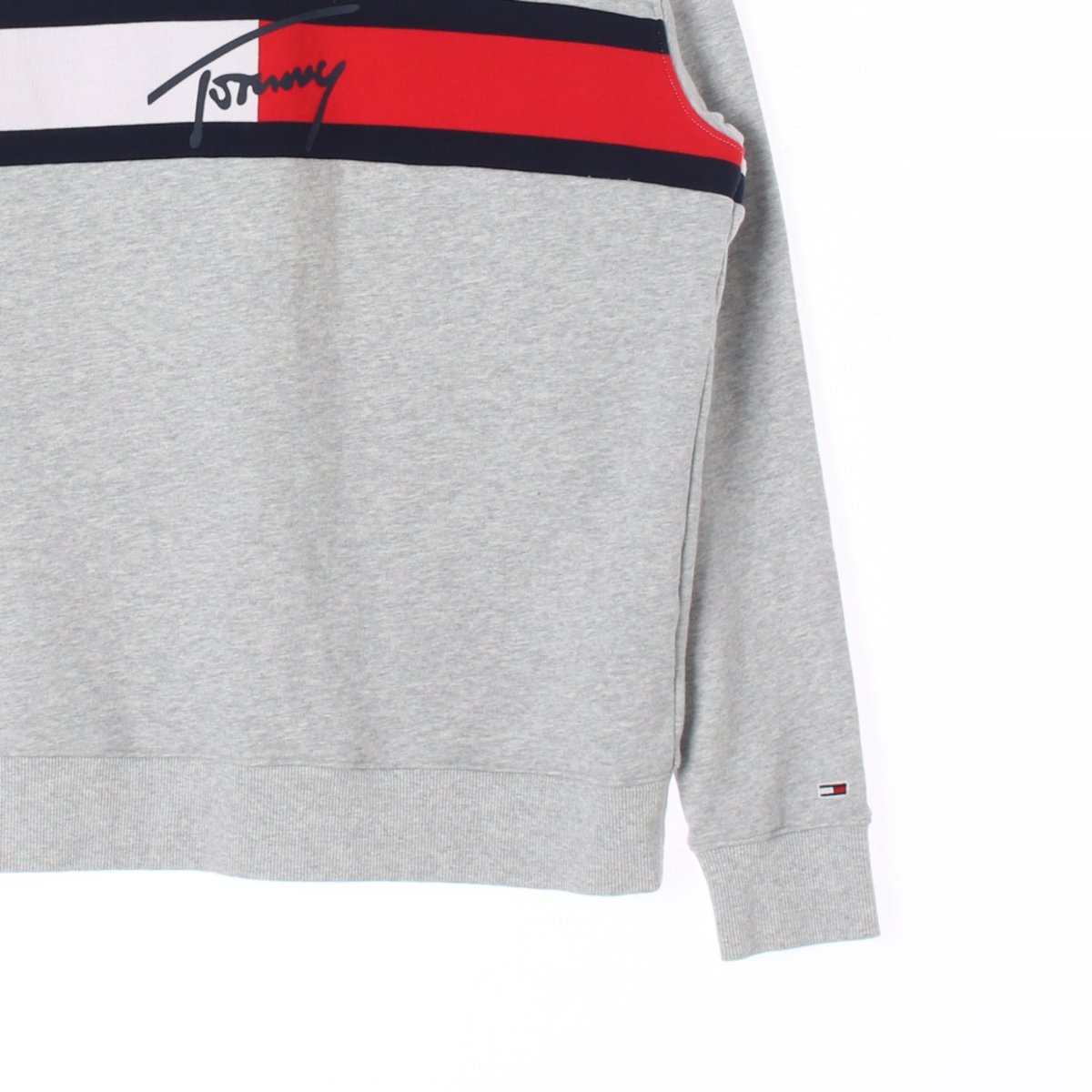 타미힐피거 그레이 로고 맨투맨 스웨트셔츠 이미지 3