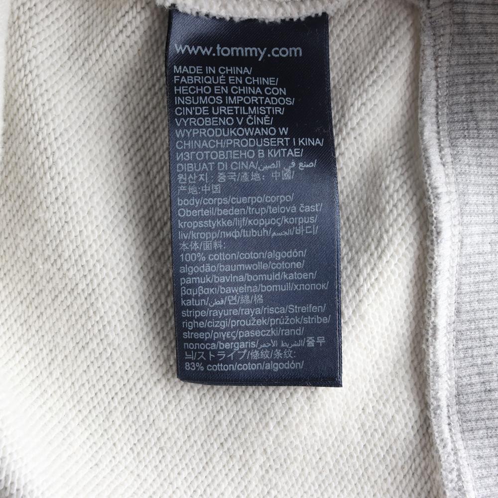 타미힐피거 그레이 로고 맨투맨 스웨트셔츠 이미지 6