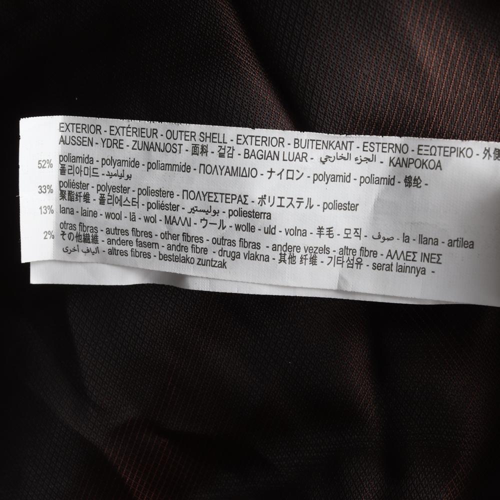 자라 브라운 체크 겨울 싱글 재킷 코트 이미지 6