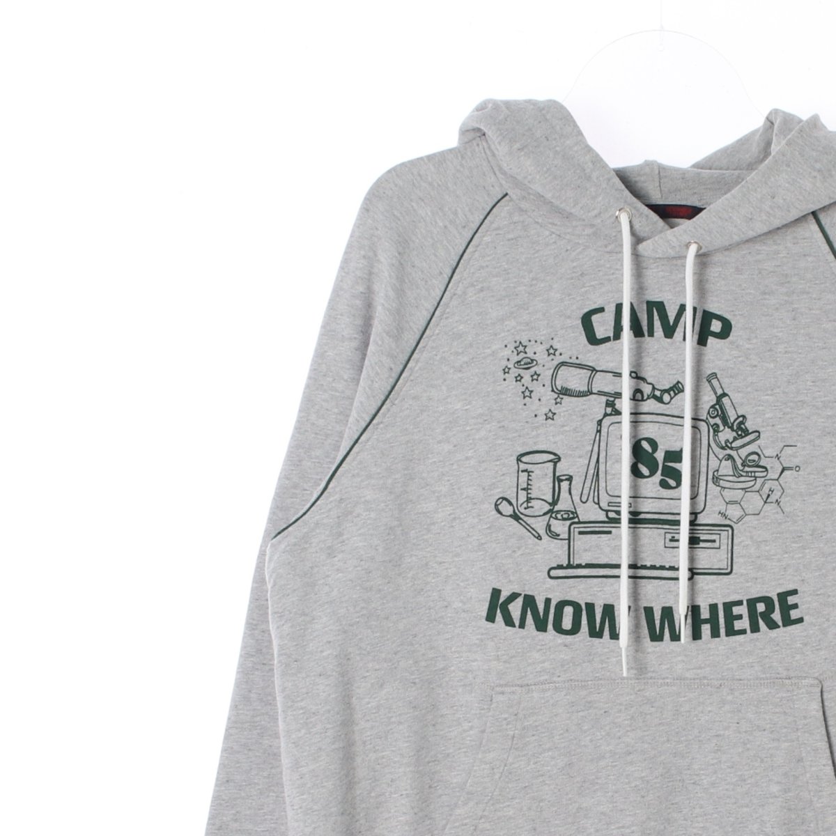 리바이스X기묘한이야기 그레이 후드 티셔츠 이미지 2