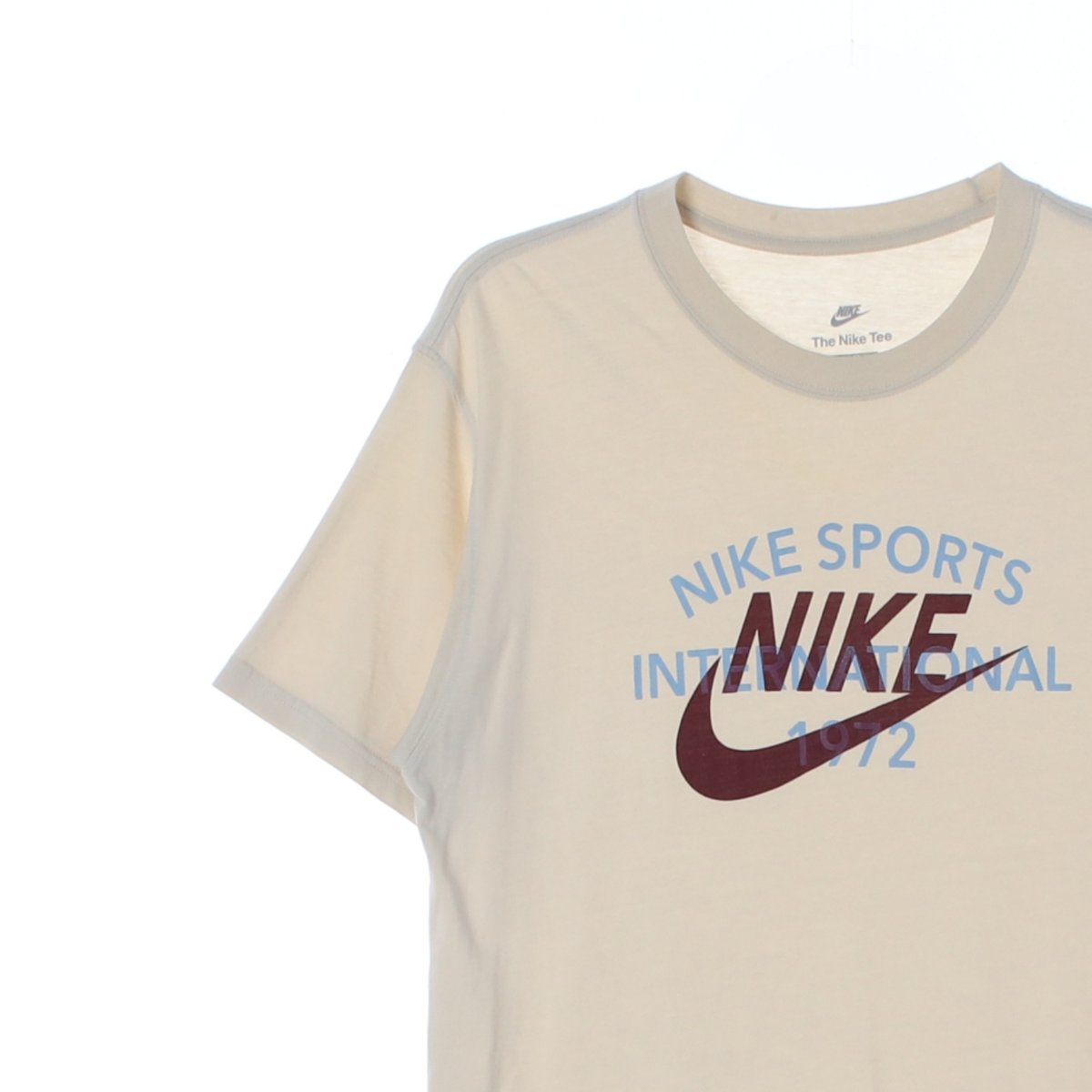 나이키 연베이지 루즈핏 반팔 라운드 티셔츠 이미지 2